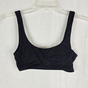 Eterne Size Small Scoop Neck Bra Bralette Black Modal